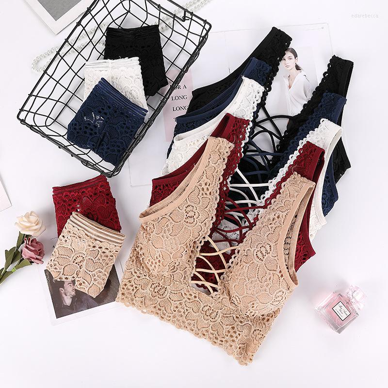 Bras Sets Women Bra Set Sexy Cross Straps Panty Underwear Ladies Push Up Lace Hollow Intimates Briefs Lingerie Soutien Gorge, Black
Bras Sets Women Bra Set Sexy Cross Straps Panty Underwear Ladies Push Up Lace Hollow Intimates Briefs Lingerie Soutien Gorge, Black