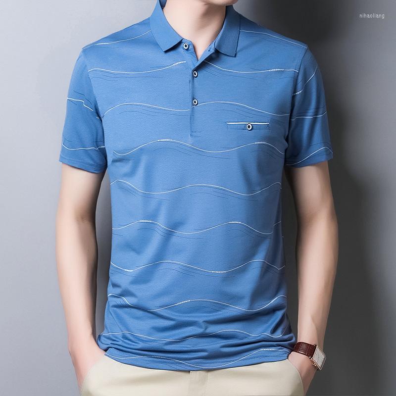 Men's Polos Ymwmhu 2023 Arrival Men Polo Shirt Wave Striped Fashion Short Sleeve Summer Cool Streetwear Slim Fit Male, Blue
Men's Polos Ymwmhu 2023 Arrival Men Polo Shirt Wave Striped Fashion Short Sleeve Summer Cool Streetwear Slim Fit Male, Blue