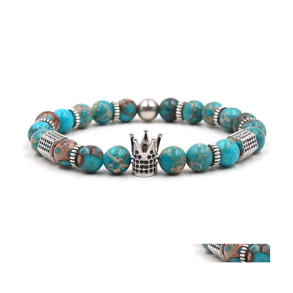 Charm Bracelets Cz Zircon Crown Bracelet Micro Stone Bead Luckyhat Drop Delivery Jewelry Dh68N
Charm Bracelets Cz Zircon Crown Bracelet Micro Stone Bead Luckyhat Drop Delivery Jewelry Dh68N