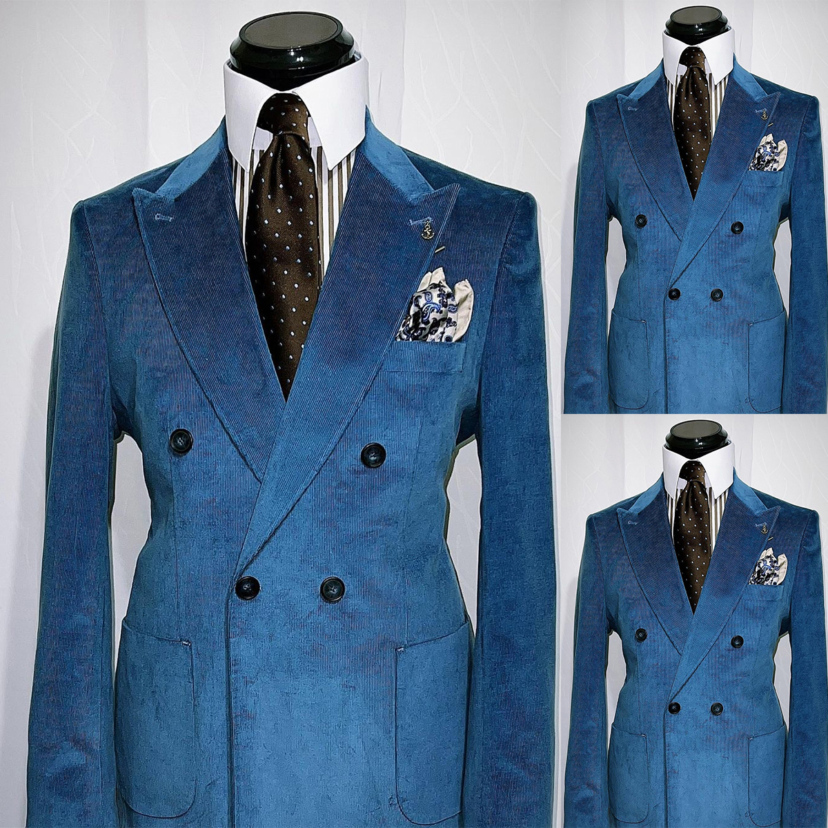 Two Pieces Wedding Tuxedos Men Suits Fashion Classical Velvet Stripe Formal Suit Jacket Double-Breasted Handsome Customized Pockets Work Multi-scenario Coat Pants, Ivory
Two Pieces Wedding Tuxedos Men Suits Fashion Classical Velvet Stripe Formal Suit Jacket Double-Breasted Handsome Customized Pockets Work Multi-scenario Coat Pants, Ivory
