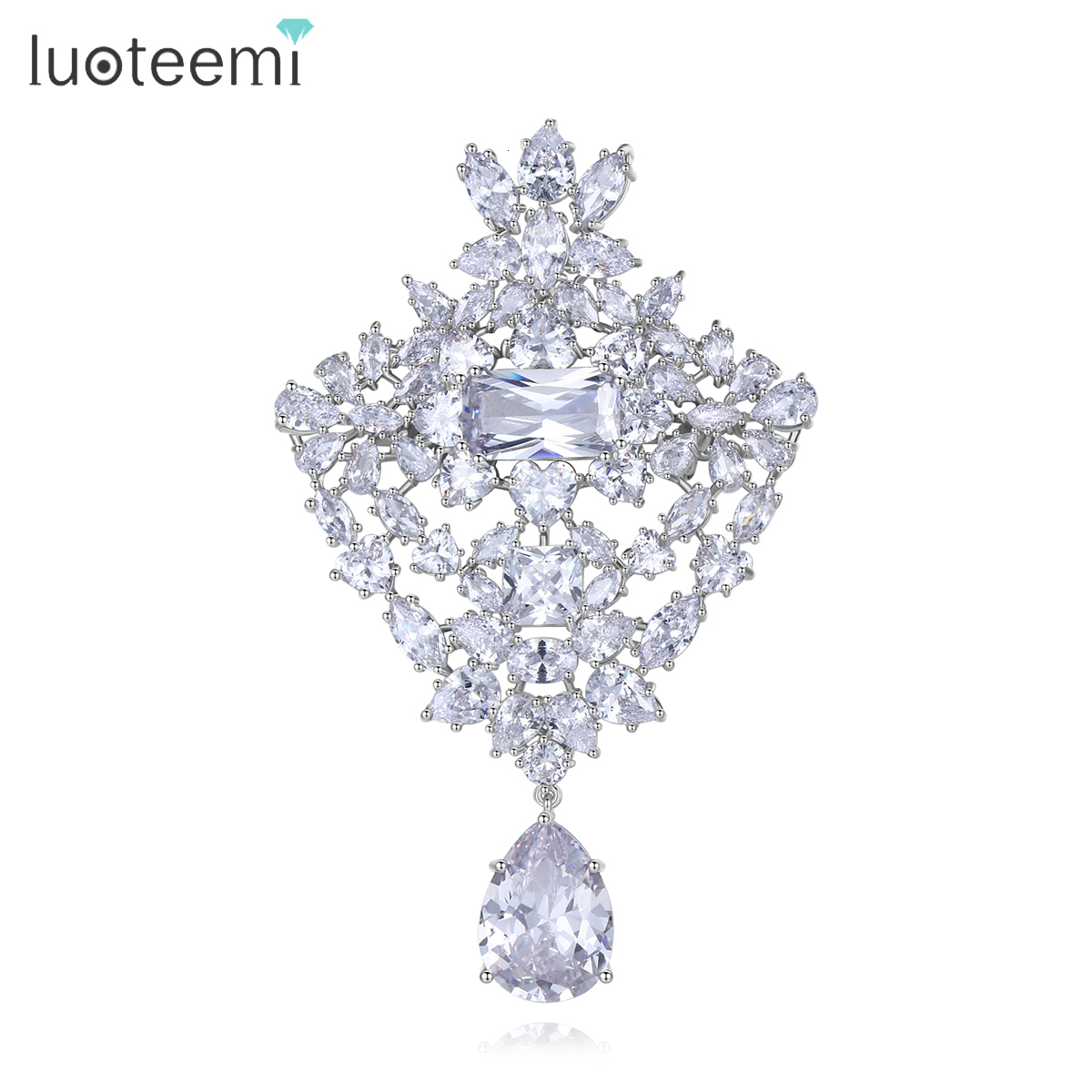 Pins Brooches LUOTEEMI Luxury Brooch Bouquet for Bride Clear Flower Shape Cubic Zircon Wedding Bridal Dress Accessories Christmas Gifts 230202
Pins Brooches LUOTEEMI Luxury Brooch Bouquet for Bride Clear Flower Shape Cubic Zircon Wedding Bridal Dress Accessories Christmas Gifts 230202