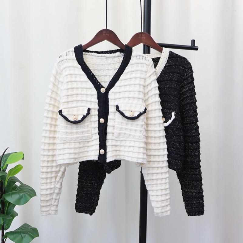 Women's Sweaters Elegant White &Black Color Women Cardigan Sweater Full Sleeves V-Neck Loose Casual Lady Knitting Coat Jackets Jumpers
Women's Sweaters Elegant White &Black Color Women Cardigan Sweater Full Sleeves V-Neck Loose Casual Lady Knitting Coat Jackets Jumpers