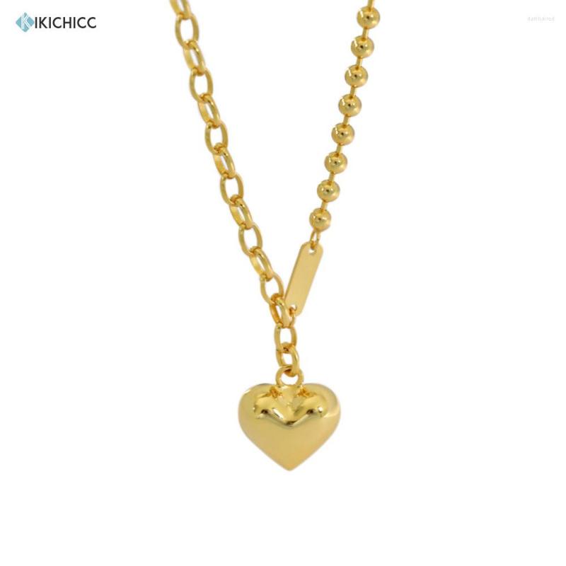 Chains Kikichicc 925 Sterling Silver Heart Pendant Necklace Women Fashion Crystal Long Chain Beads Fine Jewelry Thick Large Jewels
Chains Kikichicc 925 Sterling Silver Heart Pendant Necklace Women Fashion Crystal Long Chain Beads Fine Jewelry Thick Large Jewels