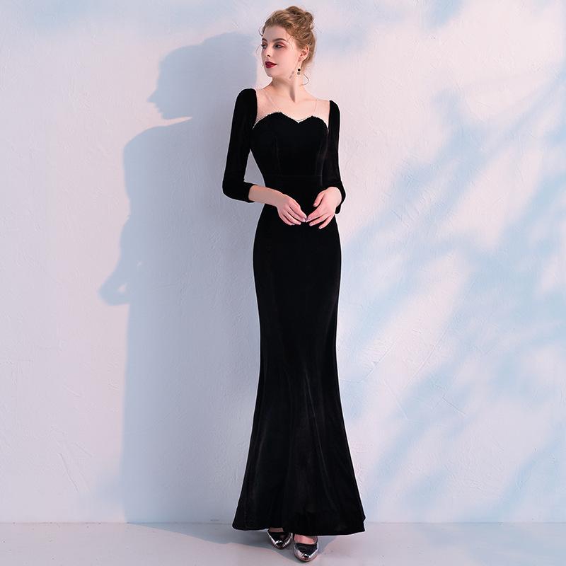 Casual Dresses Sexy Women 2023 Vintage Slash Black Maxi Dress Robe Prom Party Dinner Elegant Long Trumpet Female
Casual Dresses Sexy Women 2023 Vintage Slash Black Maxi Dress Robe Prom Party Dinner Elegant Long Trumpet Female