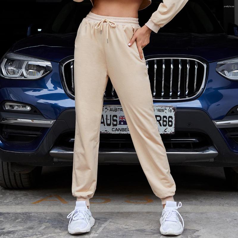Women's Pants Harlan Casual Elastic Lace-up Solid Color Trousers Sports Women's Feet, Black
Women's Pants Harlan Casual Elastic Lace-up Solid Color Trousers Sports Women's Feet, Black