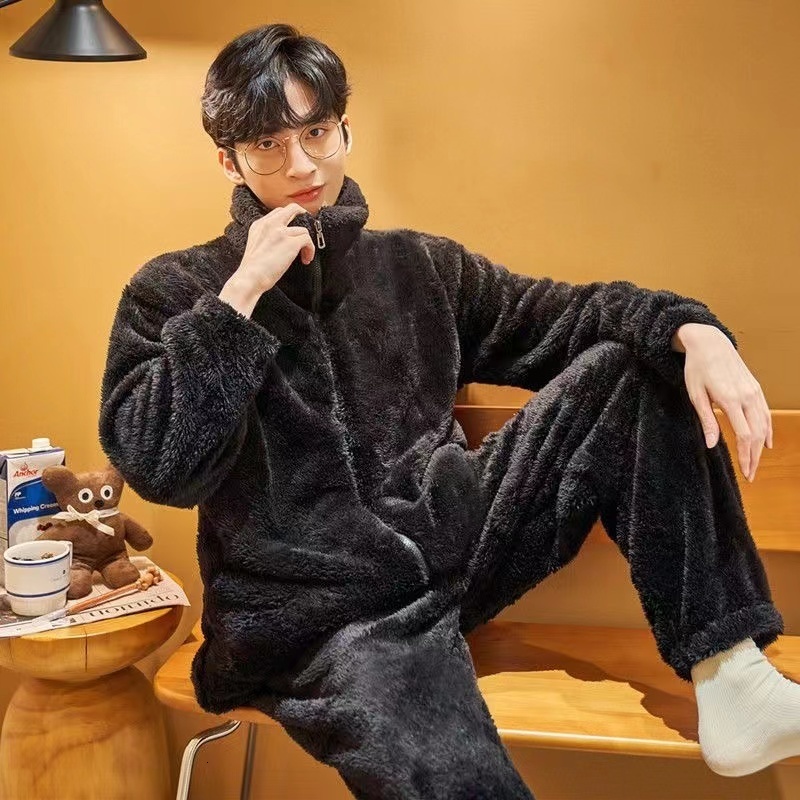 Men's Sleepwear Winter Thicken Warm Pajamas Sets Flannel 2 Piece Male Long Sleeve Home Suit Soft Nightwear Pijamas 230202, Color8
Men's Sleepwear Winter Thicken Warm Pajamas Sets Flannel 2 Piece Male Long Sleeve Home Suit Soft Nightwear Pijamas 230202, Color8