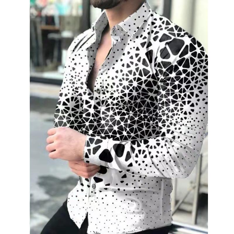 Men's Casual Shirts 2023 Luxury Long Sleeve Print Camisa Social Masculina Prom Party Fashion Button Up Oversized -4XL, 001
Men's Casual Shirts 2023 Luxury Long Sleeve Print Camisa Social Masculina Prom Party Fashion Button Up Oversized -4XL, 001