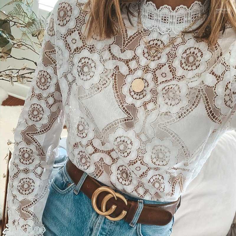 Women' Blouses & Shirts Boho Inspired Long Sleeve Blouse Women Lace Corchet See Through Top Sexy Shirt Ruffle Streetwear Fashion Tops Wall2, White
Women' Blouses & Shirts Boho Inspired Long Sleeve Blouse Women Lace Corchet See Through Top Sexy Shirt Ruffle Streetwear Fashion Tops Wall2, White