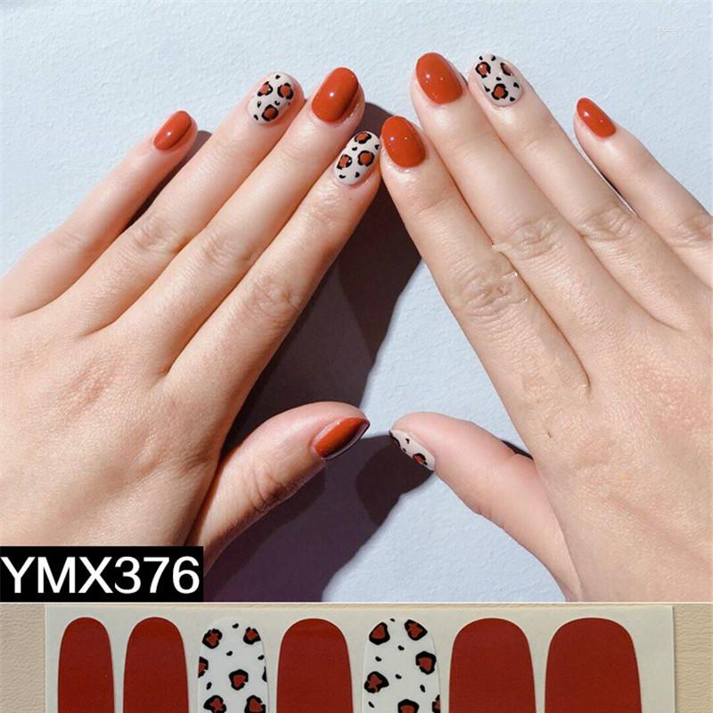 Nail Stickers 14tips/sheet Colorful Art Finger Full Cover Sticker Wraps Decorations Self Adhesive Tickers YMX376-405, Ymx380
Nail Stickers 14tips/sheet Colorful Art Finger Full Cover Sticker Wraps Decorations Self Adhesive Tickers YMX376-405, Ymx380