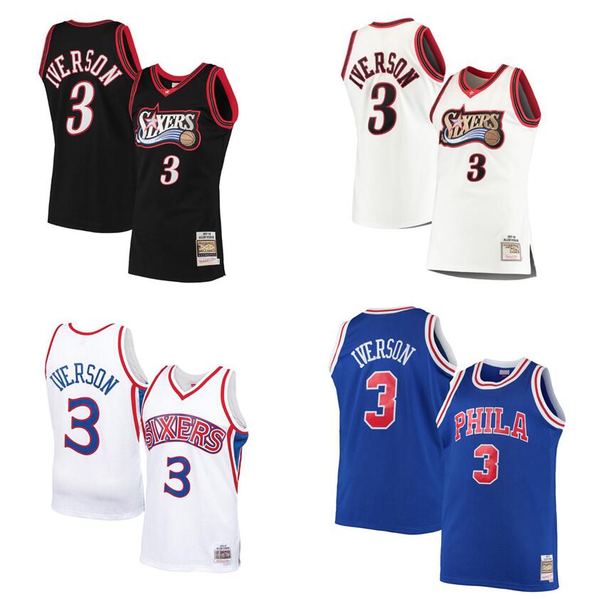 Basketball Jerseys Allen Iverson Mitchell & Ness 1996-97 98 balck Hardwoods Classics retro Men Women Youth throwback jersey, With logo
Basketball Jerseys Allen Iverson Mitchell & Ness 1996-97 98 balck Hardwoods Classics retro Men Women Youth throwback jersey, With logo