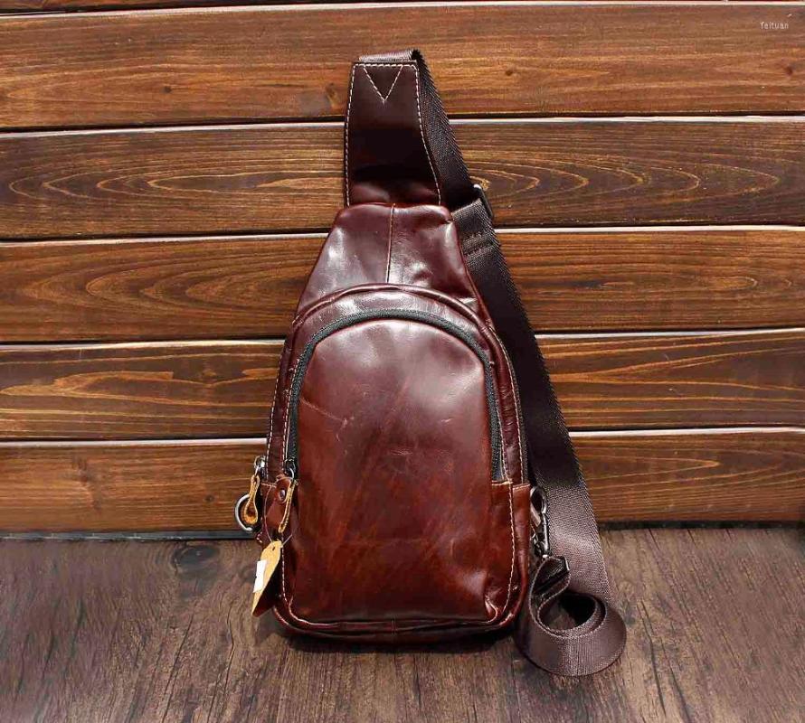 Evening Bags Mens Vintage Biker Oil Leather Chest CrossBody Messenger Bag, Picture shown
Evening Bags Mens Vintage Biker Oil Leather Chest CrossBody Messenger Bag, Picture shown