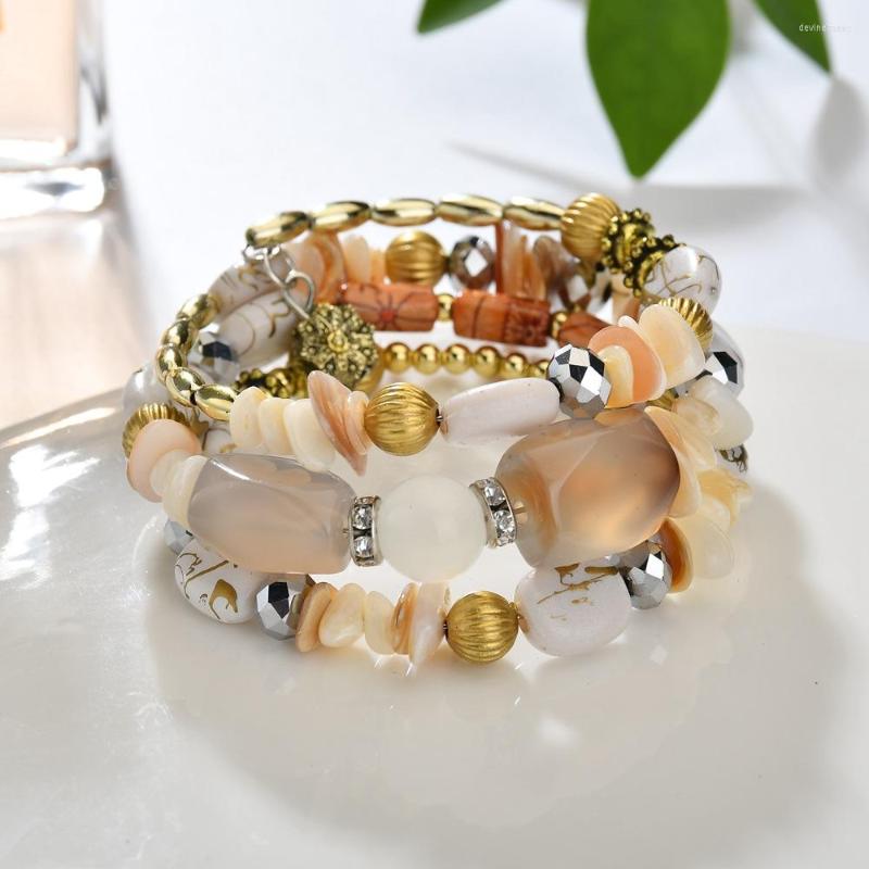 Strand Bohemian Crystal Beads Charms Bracelets For Women Ethnic Tibet Multilayer Natural Stone Agates Bangles Jewelry
Strand Bohemian Crystal Beads Charms Bracelets For Women Ethnic Tibet Multilayer Natural Stone Agates Bangles Jewelry