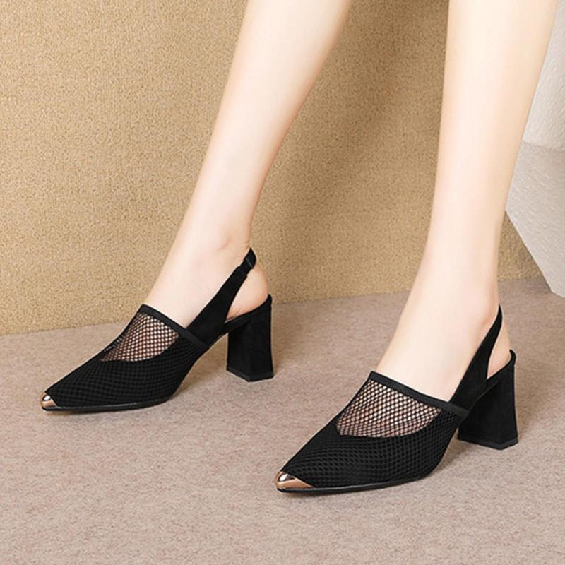 Sandals Fashion Summer Women Pointed Toe Mid Heel Mesh Breathable Elastic Band Casual Arch Support Womens Size 7, Black
Sandals Fashion Summer Women Pointed Toe Mid Heel Mesh Breathable Elastic Band Casual Arch Support Womens Size 7, Black