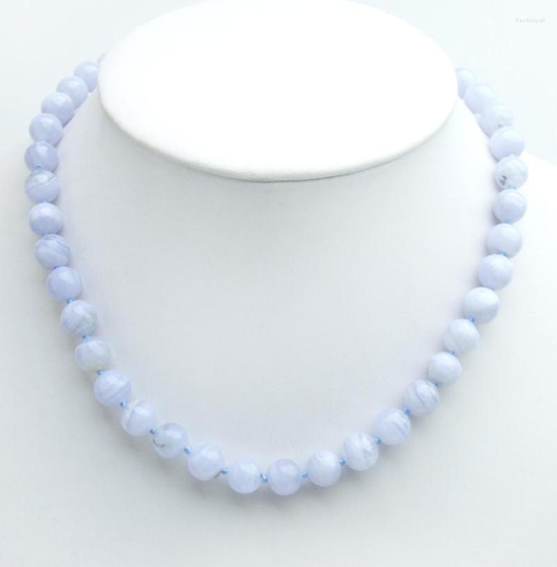 Choker Qingmos Fashion Blue Lace Agates Necklace For Women With 8mm Round Natural Stone Jewelry 17'' Nec6546
Choker Qingmos Fashion Blue Lace Agates Necklace For Women With 8mm Round Natural Stone Jewelry 17'' Nec6546