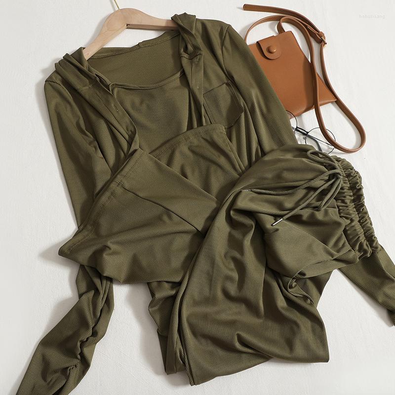 Women's Two Piece Pants Casual Sports Suit Female Autumn Halter Undershirt Hooded Cardigan Top High Waist Wide Legs 3-Piece Set, Black
Women's Two Piece Pants Casual Sports Suit Female Autumn Halter Undershirt Hooded Cardigan Top High Waist Wide Legs 3-Piece Set, Black