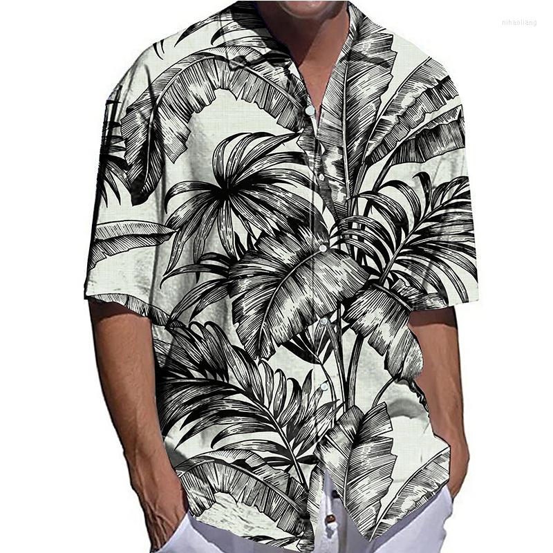 Men' Casual Shirts Fashion Men Oversized Shirt Leaf Print Half Sleeve Tops Men' Clothing Hawaiian Vacation Cardigan Blouses High-End, Zx138
Men' Casual Shirts Fashion Men Oversized Shirt Leaf Print Half Sleeve Tops Men' Clothing Hawaiian Vacation Cardigan Blouses High-End, Zx138