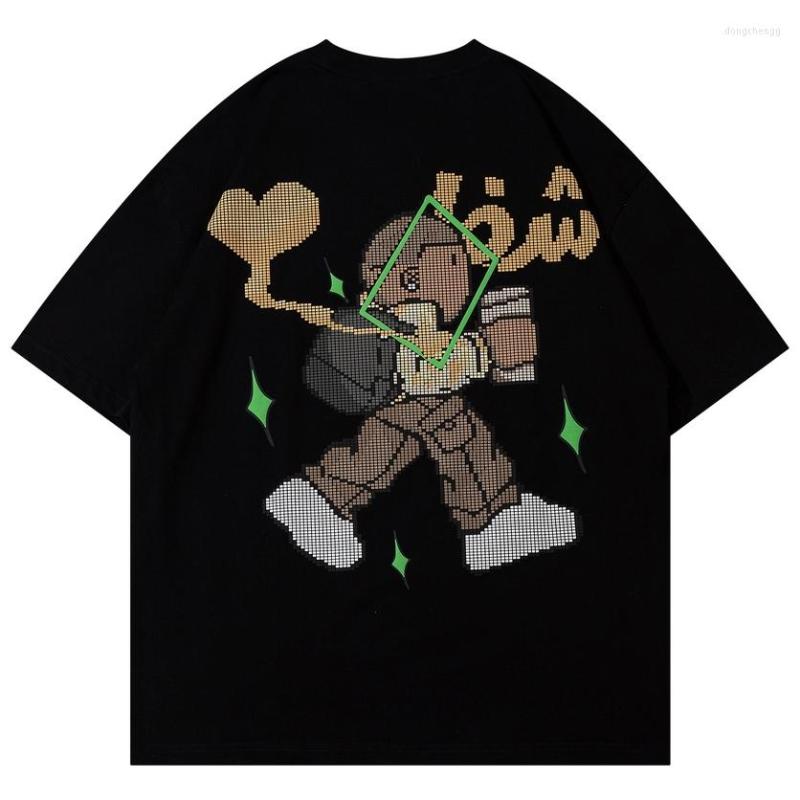Men' T Shirts Hip Hop Streetwear Funny T-Shirt Men Letter Cartoon Graphic Mosaic Print Cotton Casual Tshirt Oversized Tops
Men' T Shirts Hip Hop Streetwear Funny T-Shirt Men Letter Cartoon Graphic Mosaic Print Cotton Casual Tshirt Oversized Tops