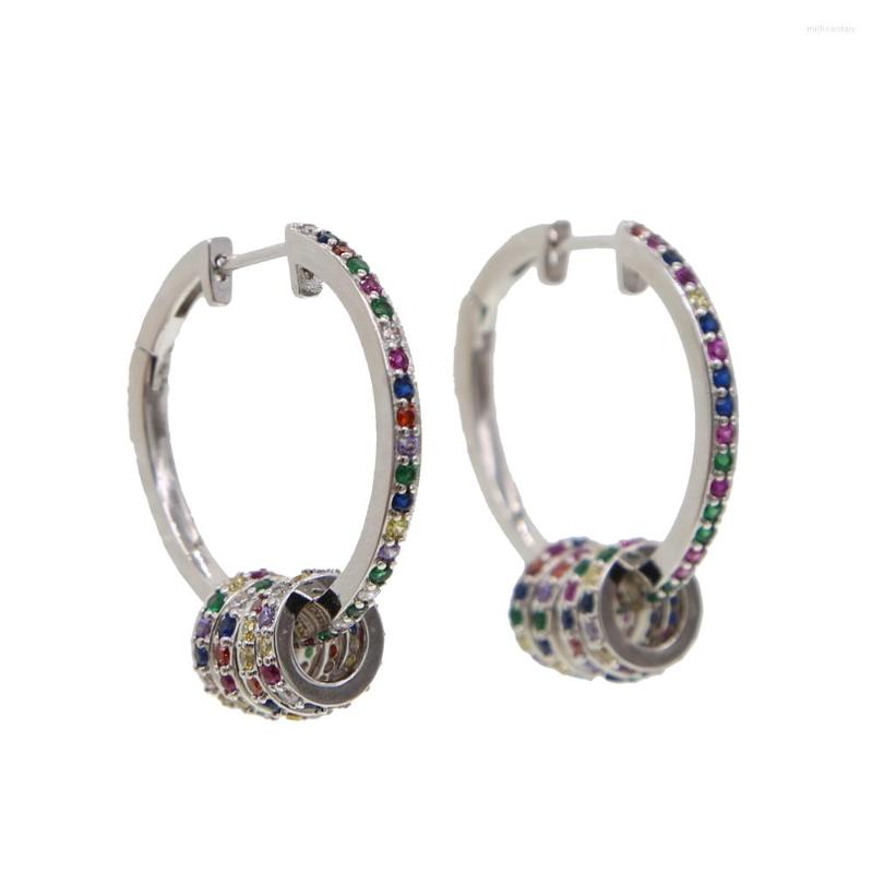 Hoop Earrings 27mm Huggie Pave Stone Earring For Women Vermeil Gold Silver Color Fine Jewelry Dainty Delicate Big
Hoop Earrings 27mm Huggie Pave Stone Earring For Women Vermeil Gold Silver Color Fine Jewelry Dainty Delicate Big