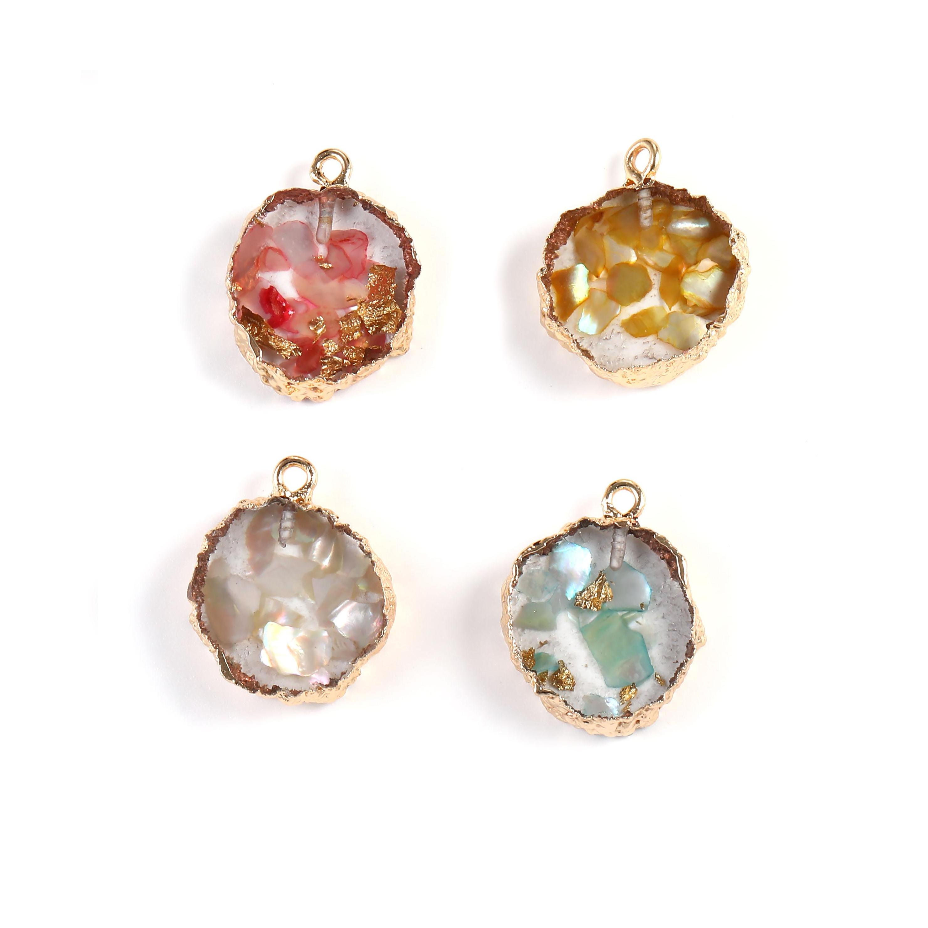 Other Fashion Resin Round Stone Pendant Charm Natural Gemstone Shell Sequins Mti Color With Gold Plate Diy Jewelry Making For Drop D Otsak
Other Fashion Resin Round Stone Pendant Charm Natural Gemstone Shell Sequins Mti Color With Gold Plate Diy Jewelry Making For Drop D Otsak