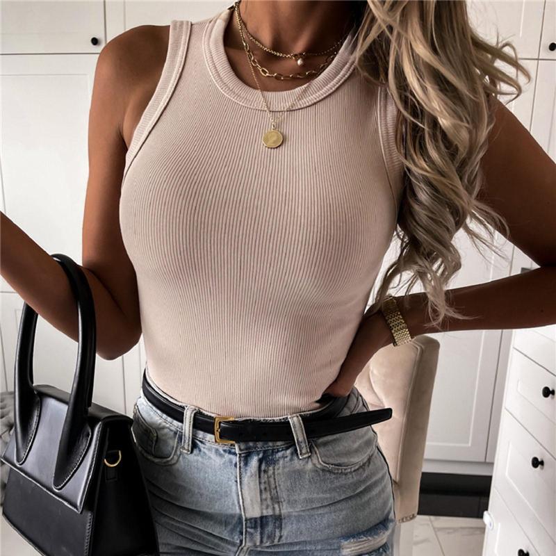 Women's Tanks Women Solid Color Tank Tops Summer Sleeveless Basic Cami Top Shirt Slim Knit Ribbed Streetwear Daily Racerback Camis, Black
Women's Tanks Women Solid Color Tank Tops Summer Sleeveless Basic Cami Top Shirt Slim Knit Ribbed Streetwear Daily Racerback Camis, Black
