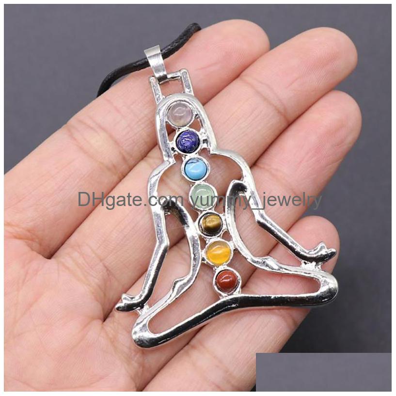 Pendant Necklaces 7 Chakra Charms Buddha Yoga Meditation Necklace Reiki Healing Crystals Alloy For Women Jewelry Souvenir Gift Drop Dhb69
Pendant Necklaces 7 Chakra Charms Buddha Yoga Meditation Necklace Reiki Healing Crystals Alloy For Women Jewelry Souvenir Gift Drop Dhb69