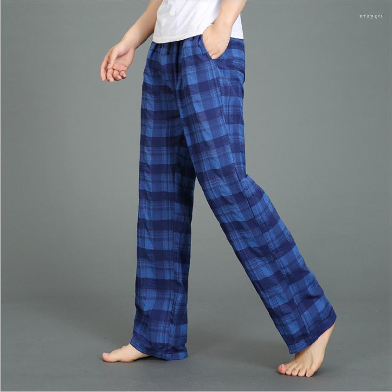 Men' Sleepwear Spring Autumn Men Cotton Sleep Bottoms Male Plus Size Night Trousers Top Quality Lounge Pants Casual Plaid Home
Men' Sleepwear Spring Autumn Men Cotton Sleep Bottoms Male Plus Size Night Trousers Top Quality Lounge Pants Casual Plaid Home
