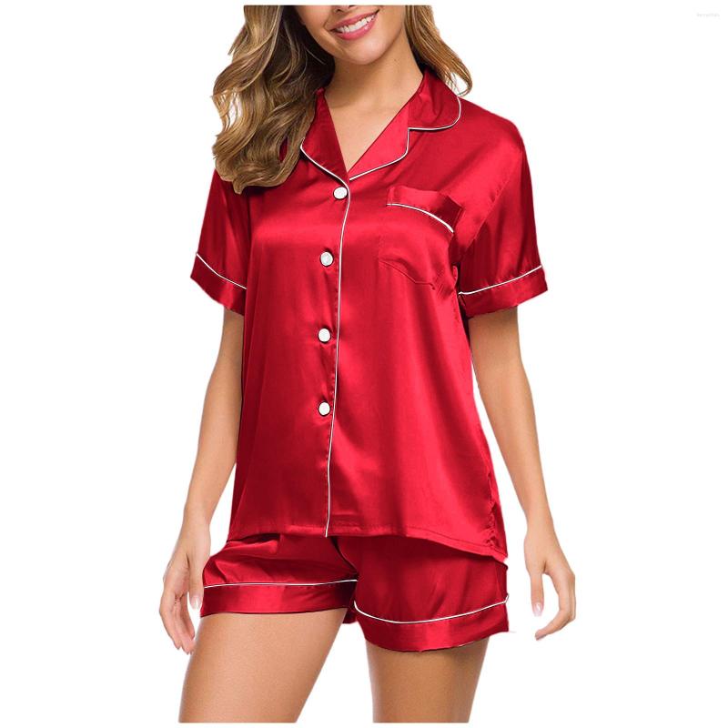 Women's Sleepwear Womens Two Piece Set Silk Satin Pajamas Pyjamas Pijama Couple Suit Female Loungewear Plus Size, Black
Women's Sleepwear Womens Two Piece Set Silk Satin Pajamas Pyjamas Pijama Couple Suit Female Loungewear Plus Size, Black