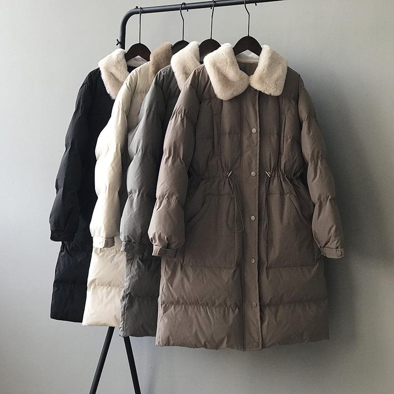 Women's Trench Coats Make Pricing Down Cotton-padded Jacket Female Fur Collar Waist To Keep Warm Cotton Coat Quilted In The, Beige
Women's Trench Coats Make Pricing Down Cotton-padded Jacket Female Fur Collar Waist To Keep Warm Cotton Coat Quilted In The, Beige