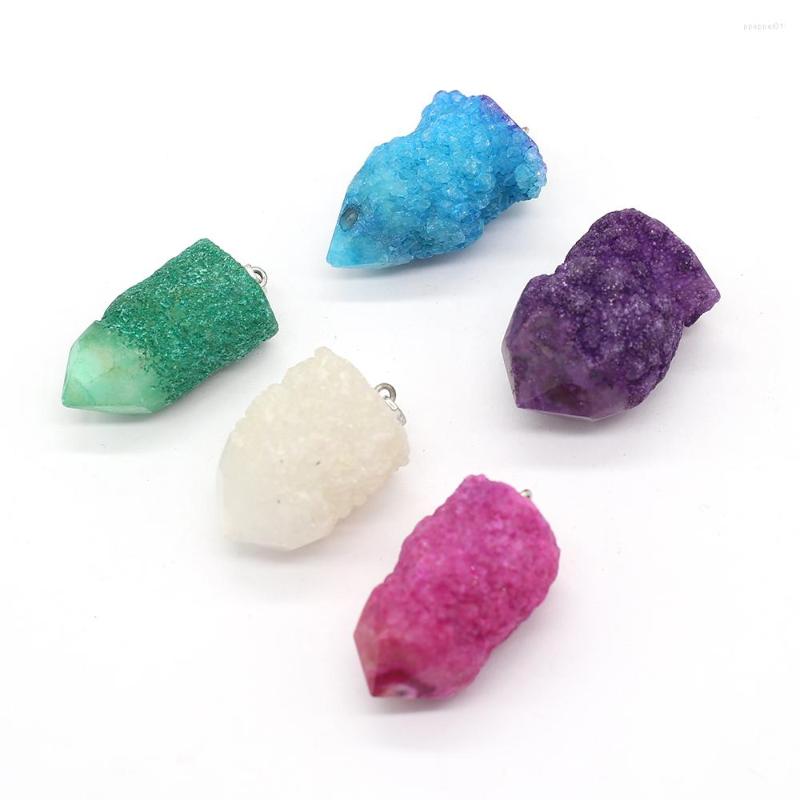Pendant Necklaces Natural Druzys Stone Charms Irregural Shape For Women Making DIY Necklace Bracelet Accessories
Pendant Necklaces Natural Druzys Stone Charms Irregural Shape For Women Making DIY Necklace Bracelet Accessories