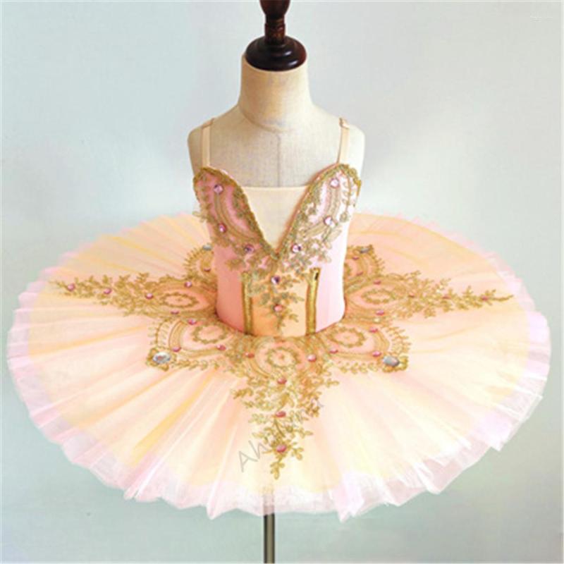 Stage Wear Professional Ballet Tutu Dress For Children Girls Swan Lake Ballerina Pink Yellow Skirt Dance Costumes D079, Picture shown
Stage Wear Professional Ballet Tutu Dress For Children Girls Swan Lake Ballerina Pink Yellow Skirt Dance Costumes D079, Picture shown