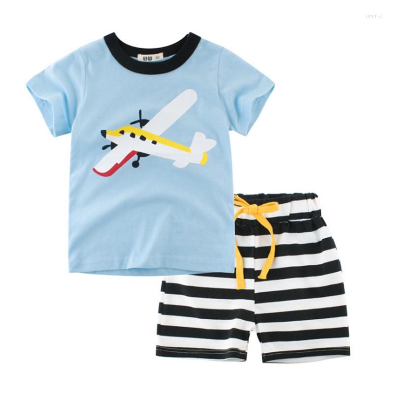 Clothing Sets BINIDUCKLING Summer Baby Boy Clothes Set Children T-Shirt Shorts Cartoon Aircraft Car Pattern Cotton Kids, Blue aircraft
Clothing Sets BINIDUCKLING Summer Baby Boy Clothes Set Children T-Shirt Shorts Cartoon Aircraft Car Pattern Cotton Kids, Blue aircraft