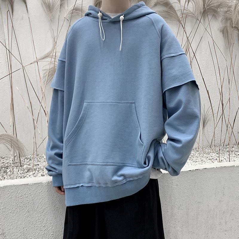 Men's Hoodies 2023 Autumn And Winter Youth Solid Color Fake Two-piece Splicing Hooded Sweatshirt Fashion Casual Top, Blue
Men's Hoodies 2023 Autumn And Winter Youth Solid Color Fake Two-piece Splicing Hooded Sweatshirt Fashion Casual Top, Blue