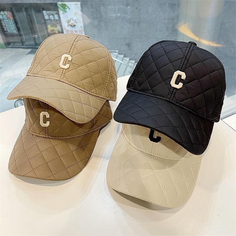 Ball Caps Winter Down Cotton Plaid Warm Baseball Embroidery CLetter Casual Simple Hats for Women Hat Female Hip Hop 230202, Khaki b
Ball Caps Winter Down Cotton Plaid Warm Baseball Embroidery CLetter Casual Simple Hats for Women Hat Female Hip Hop 230202, Khaki b