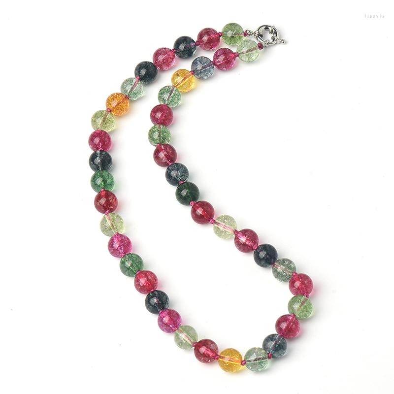 Chains There Has A Variety Of Color Combinations And Radial Arrangement Customized 10 MM Glass Tourmaline Necklace
Chains There Has A Variety Of Color Combinations And Radial Arrangement Customized 10 MM Glass Tourmaline Necklace