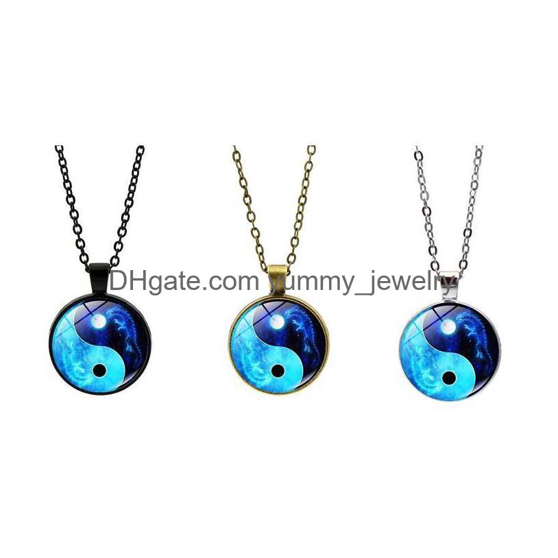 Pendant Necklaces Yin Yang Necklace Blue Tai Chi Friendship Neck Chain Unisex Lovers Jewelry Dark Bluependant Drop Delivery Pendants Dhbun
Pendant Necklaces Yin Yang Necklace Blue Tai Chi Friendship Neck Chain Unisex Lovers Jewelry Dark Bluependant Drop Delivery Pendants Dhbun