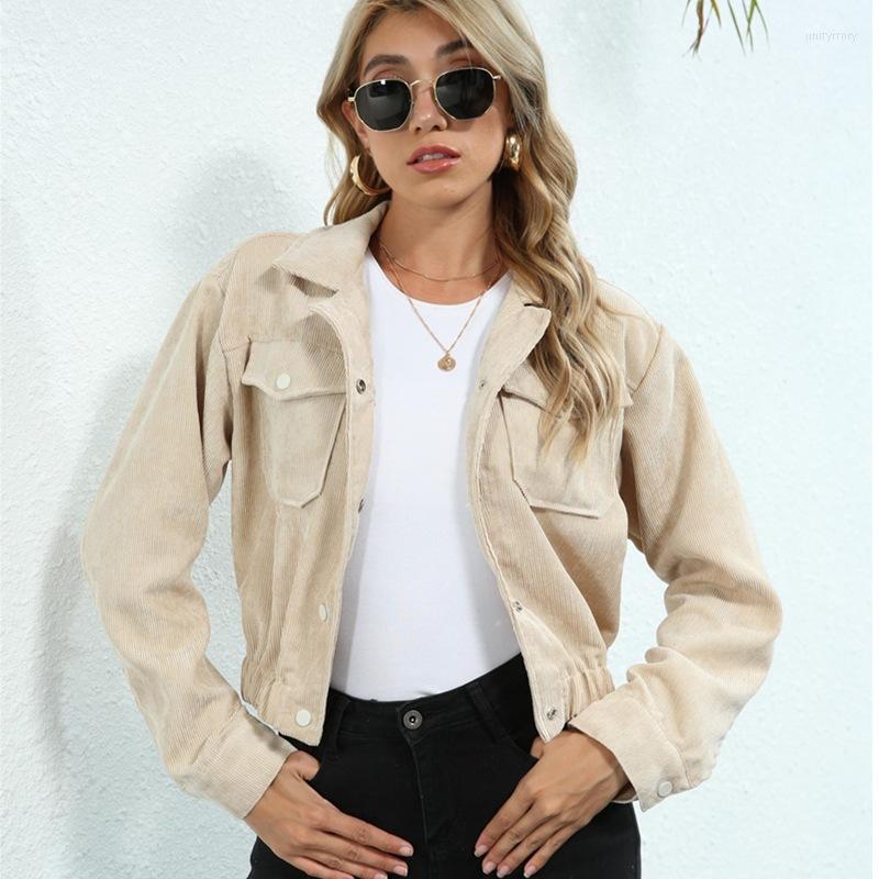 Women' Jackets 2023 Women Fashion Autumn Jacket Solid Color Turn-Down Neck Long Sleeve Single-Breasted Short Coat For Girls Apricot, 01
Women' Jackets 2023 Women Fashion Autumn Jacket Solid Color Turn-Down Neck Long Sleeve Single-Breasted Short Coat For Girls Apricot, 01