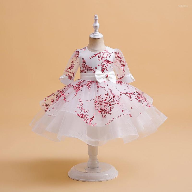 Girl Dresses Spring Autumn Children's Princess Flower Embroidery Mesh Kids Dress 1 Years Birthday Tulle Layeres Clothes, Picture shown
Girl Dresses Spring Autumn Children's Princess Flower Embroidery Mesh Kids Dress 1 Years Birthday Tulle Layeres Clothes, Picture shown