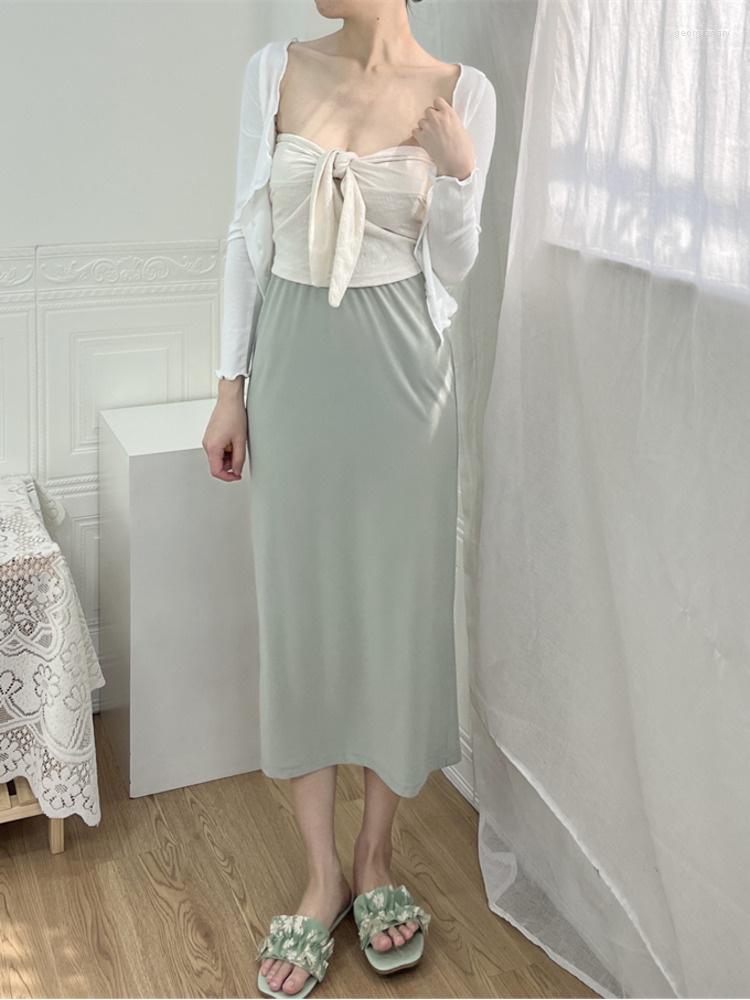 Skirts Women Autumn Summer Mid-Calf Length Elastic High Waist Straight Skirt Fashion Korea Soild Color Back Split Female D33W, Blue
Skirts Women Autumn Summer Mid-Calf Length Elastic High Waist Straight Skirt Fashion Korea Soild Color Back Split Female D33W, Blue