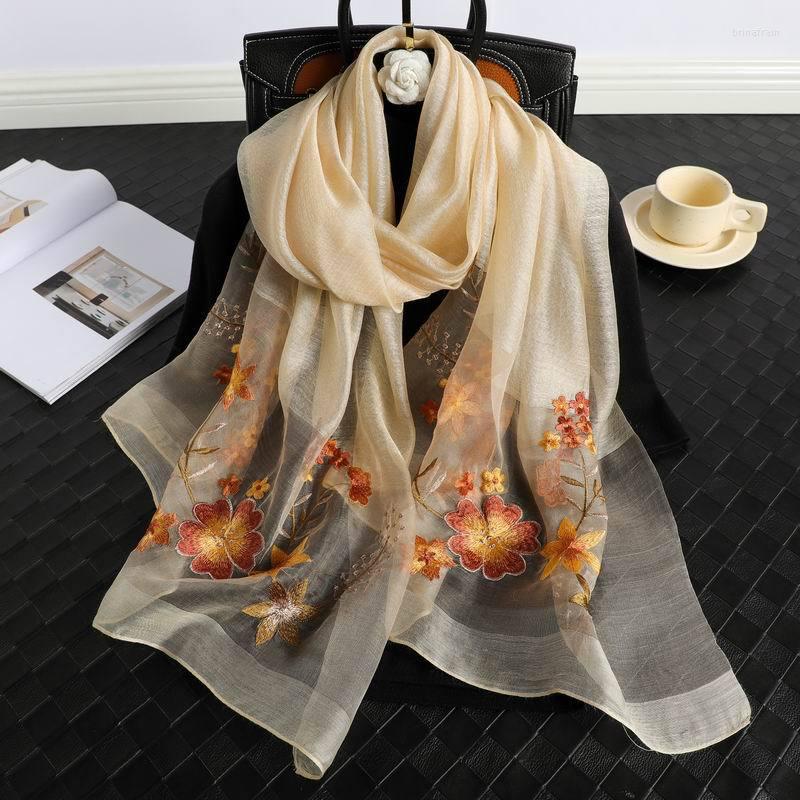 Scarves 2023 Gold Silk Embroidered Scarf Elegant Versatile Wool Blend Embellished Shawl
Scarves 2023 Gold Silk Embroidered Scarf Elegant Versatile Wool Blend Embellished Shawl