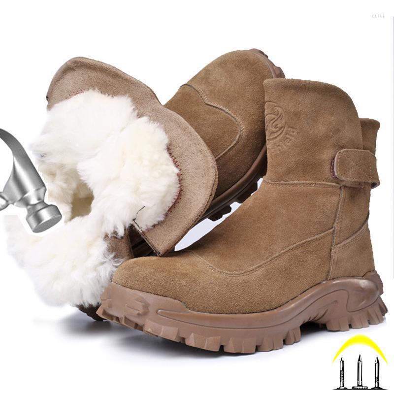 Boots Work Safety Men Women Warm Wool Winter Anti-Smash Indestructible Shoes Steel Toe Snow, Ld682-black
Boots Work Safety Men Women Warm Wool Winter Anti-Smash Indestructible Shoes Steel Toe Snow, Ld682-black