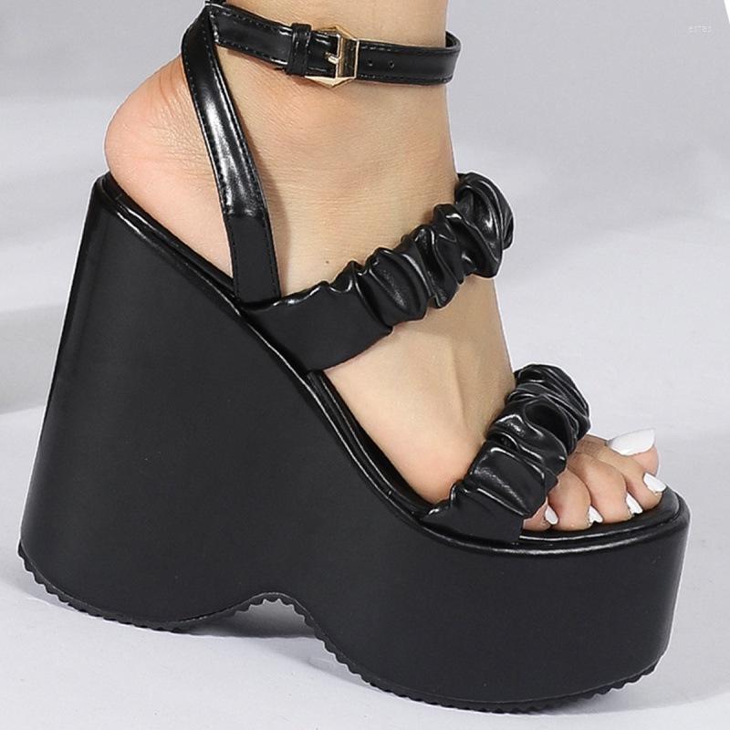 Sandals Women's Black Wedge 2023 Summer Fashion Ankle Strap Buckle Womn's Shoes Waterproof Platform
Sandals Women's Black Wedge 2023 Summer Fashion Ankle Strap Buckle Womn's Shoes Waterproof Platform