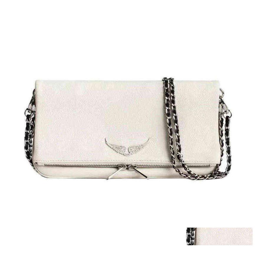 Shoulder Bags Shoder Fashion Women Personality Wings Decorated Chain Messenger Womens Corssbody Leather Bolsos Mujer 1115 Drop Deliv Dhzfn, White 
Shoulder Bags Shoder Fashion Women Personality Wings Decorated Chain Messenger Womens Corssbody Leather Bolsos Mujer 1115 Drop Deliv Dhzfn, White