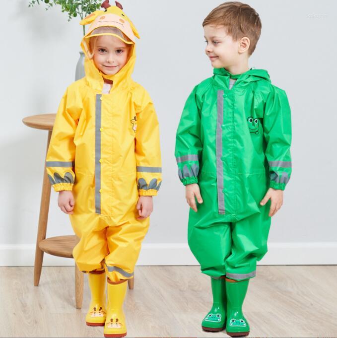 Jackets Baby Boy Girl Hooded Raincoat Jumpsuit Child Cartoon One-Piece Rain Gear Suit Kid Waterproof Clothing 2-9Y, Yellow
Jackets Baby Boy Girl Hooded Raincoat Jumpsuit Child Cartoon One-Piece Rain Gear Suit Kid Waterproof Clothing 2-9Y, Yellow