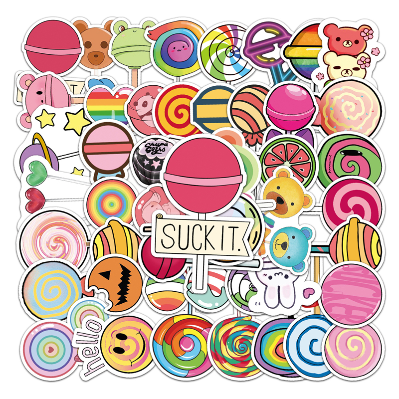50 PCS Water Bottle Stickers for Kids Girls Teens Vinyl Vsco Waterproof Cute Aesthetic Stickers TZ-BBT-297 lollipop, Multi colors
50 PCS Water Bottle Stickers for Kids Girls Teens Vinyl Vsco Waterproof Cute Aesthetic Stickers TZ-BBT-297 lollipop, Multi colors
