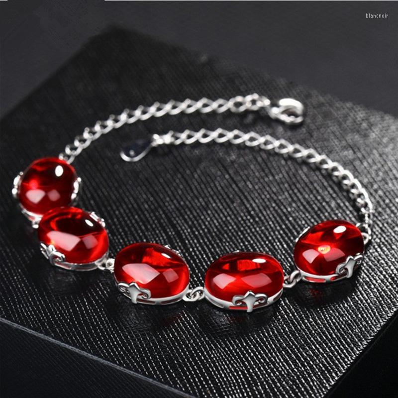 Link Bracelets MOONROCY Vintage Red Green Opal Crystal Bracelet Hollow Fashion Jewelry Wholesale Silver Color Bangles For Women Girls Gift
Link Bracelets MOONROCY Vintage Red Green Opal Crystal Bracelet Hollow Fashion Jewelry Wholesale Silver Color Bangles For Women Girls Gift