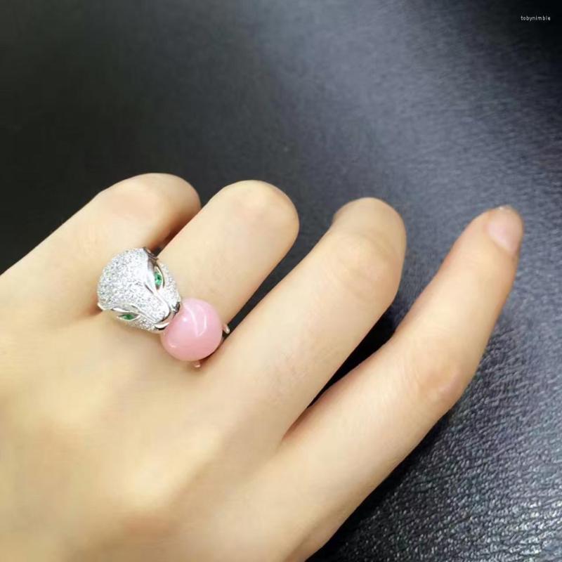 Cluster Rings Individuality Fashion Ring Natural And Real Pink Opal 925 Sterling Silver
Cluster Rings Individuality Fashion Ring Natural And Real Pink Opal 925 Sterling Silver