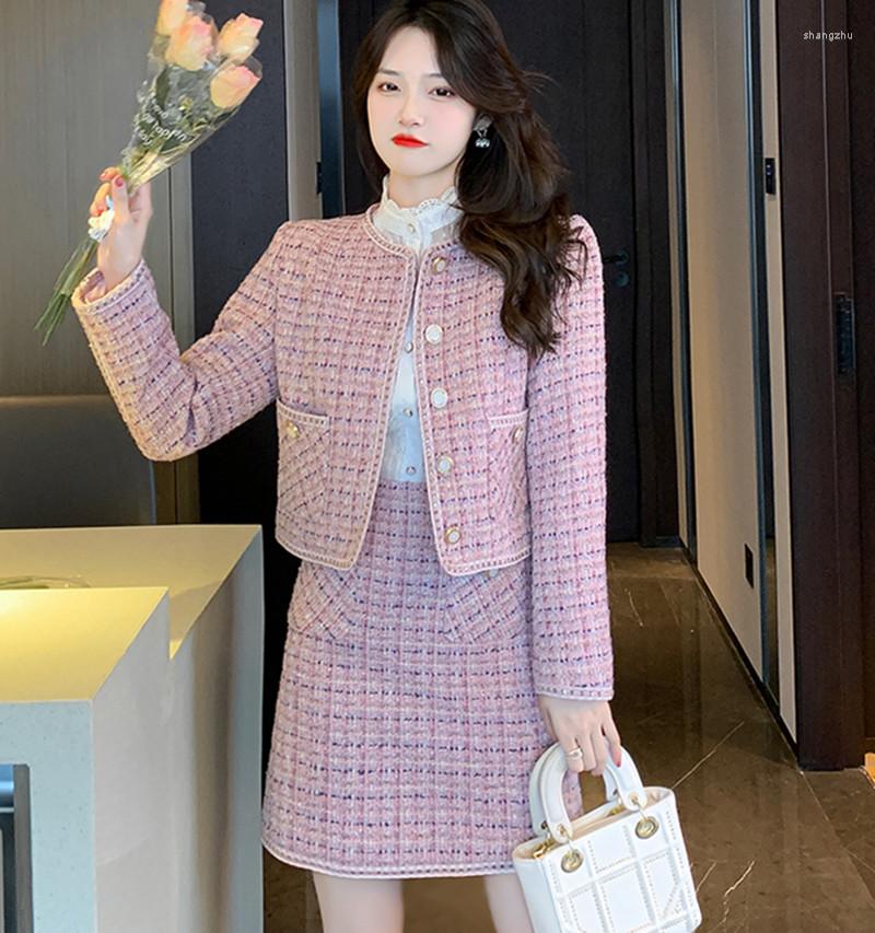 Work Dresses 2023 Small Fragrance Fashion Round Collar Set Light Luxury Age Reduction Senior Western-Style Slimming Elegant Pink Two-Piec
Work Dresses 2023 Small Fragrance Fashion Round Collar Set Light Luxury Age Reduction Senior Western-Style Slimming Elegant Pink Two-Piec