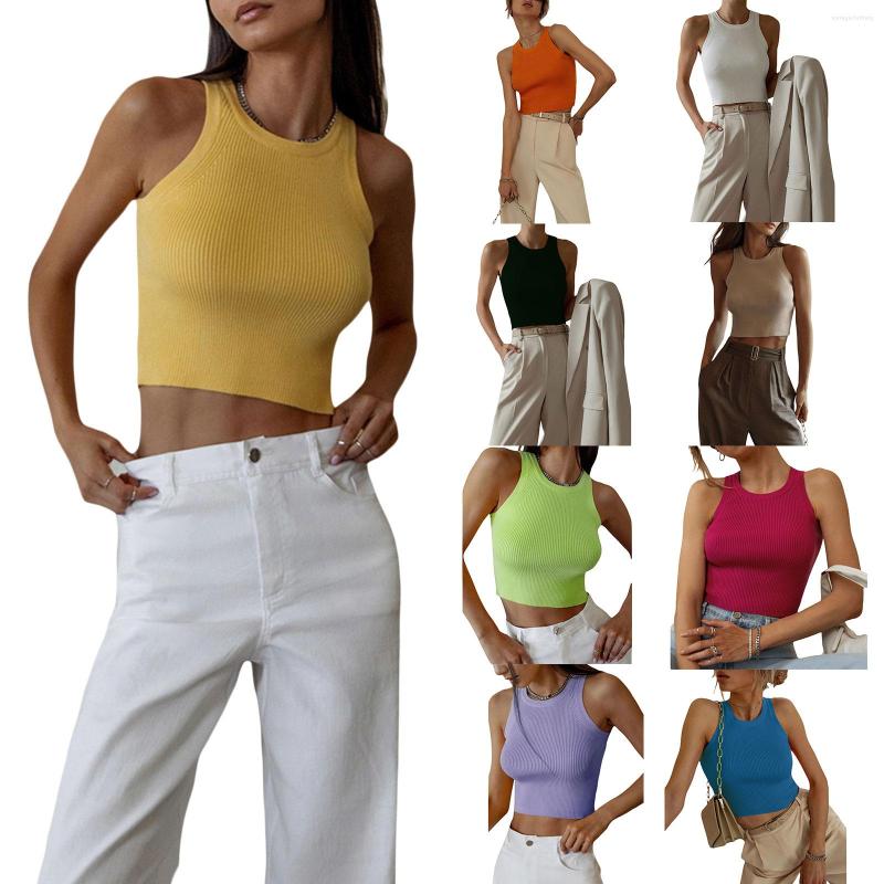 Women's Tanks 2023 Fashion Women's Fitted Tank Tops Summer Ladies Sexy Sleeveless Round Neck Solid Color Ribbed Knit Crop, Black
Women's Tanks 2023 Fashion Women's Fitted Tank Tops Summer Ladies Sexy Sleeveless Round Neck Solid Color Ribbed Knit Crop, Black