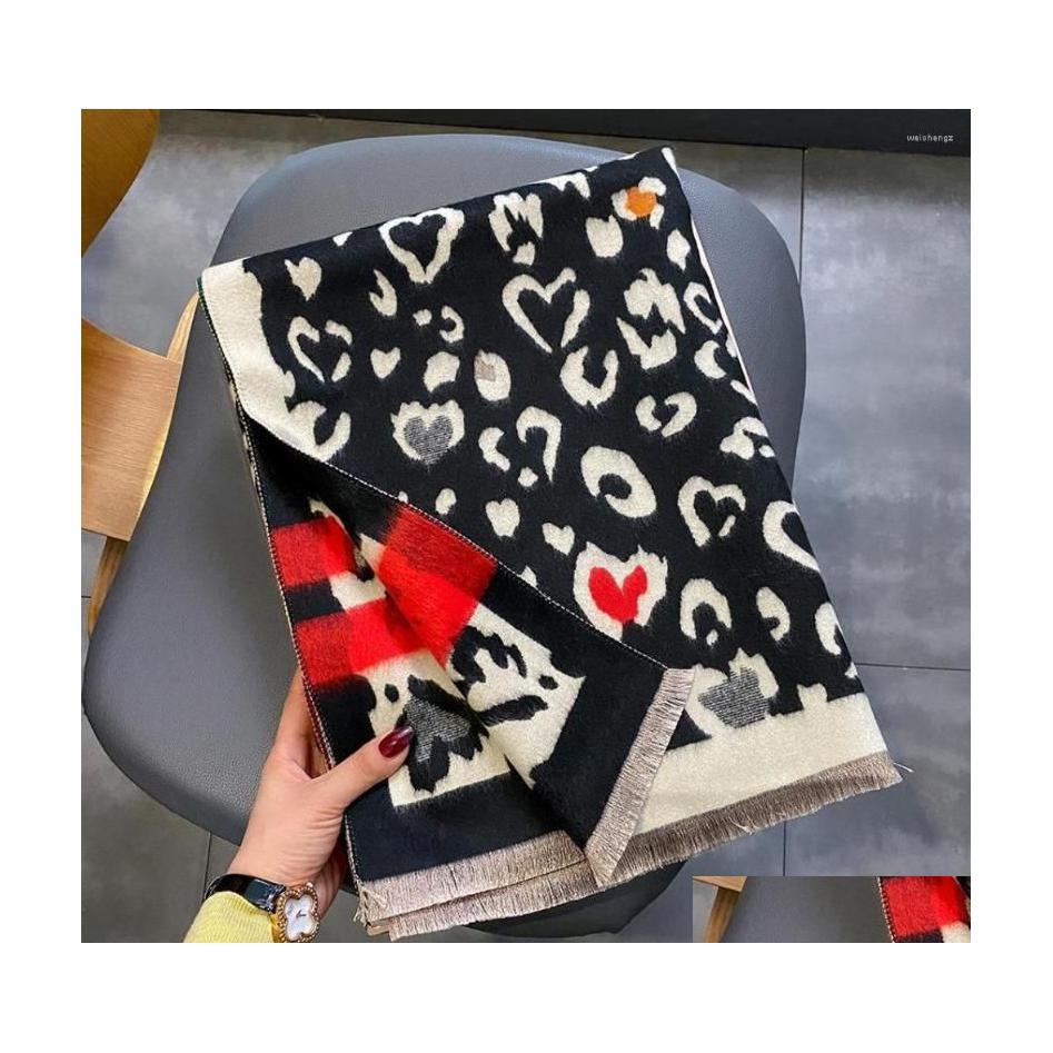 Scarves Designer Brand Winter Scarf Women Warm Cashmere Shawl Wraps Thick Pashmina Blanket Leopard Print Bufandas Female Foard Drop Dhp7T
Scarves Designer Brand Winter Scarf Women Warm Cashmere Shawl Wraps Thick Pashmina Blanket Leopard Print Bufandas Female Foard Drop Dhp7T