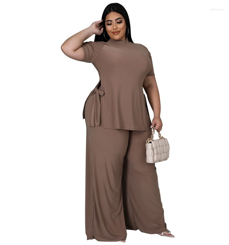Tracksuits 2023 Products Short-sleeved Solid Color Fashion Casual Straps Wide-leg Pants Plus Size Two-piece Wholesale Direct Sales, Black
Tracksuits 2023 Products Short-sleeved Solid Color Fashion Casual Straps Wide-leg Pants Plus Size Two-piece Wholesale Direct Sales, Black